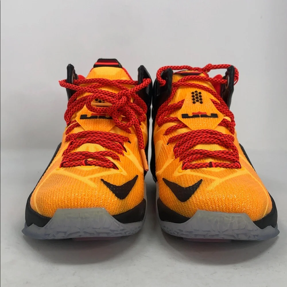 Nike Lebron XII 12 CLE Cleveland Bright Crimson 684593-830 Men’s Shoes -Size 8.5